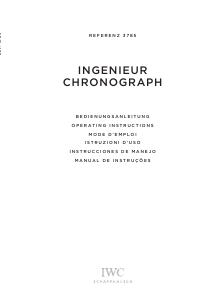 Manual IWC 3785 Ingenieur Chronograph Silberpfeil Watch