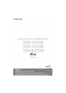사용 설명서 삼성 SWW-3400RW 라우터