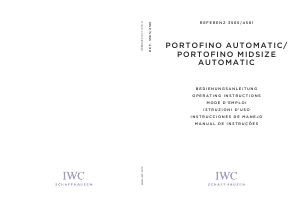Mode d’emploi IWC 4581 Portofino Midsize Automatic Montre