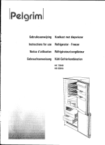 Bruksanvisning Pelgrim PKD9304M Kyl-frys