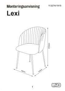 Manual Mio Lexi Cadeira