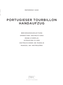 Bedienungsanleitung IWC 5463 Portuguese Tourbillon Armbanduhr