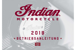 Bedienungsanleitung Indian Chief Dark Horse (2018) Motorrad