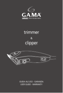 Посібник GA.MA GM590 Машинка для стрижки волосся