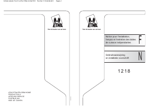 Mode d’emploi ETNA 1218HWT Table de cuisson