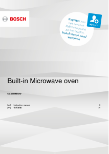 Handleiding Bosch CMA585MS0W Magnetron