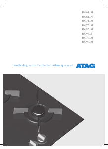 Handleiding ATAG HG6111MX Kookplaat