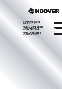 Manual Hoover HMG170X Microwave