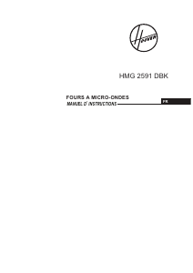 Mode d’emploi Hoover HMG2591DBK Micro-onde