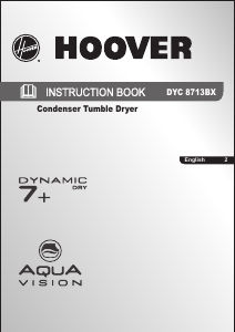 Handleiding Hoover DYC 8713BX-AUS Wasdroger