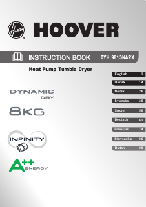 Handleiding Hoover DYH 9813NA2X-S Wasdroger