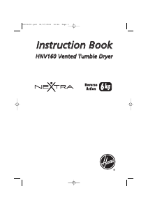 Handleiding Hoover HNV 160-SY Wasdroger