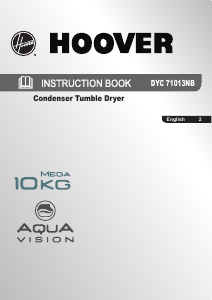 Bruksanvisning Hoover DYC 71013NB-80 Torktumlare