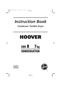 Bedienungsanleitung Hoover HPC 370T-84 Trockner
