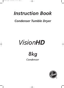 Bruksanvisning Hoover VHC 180-80 Torktumlare