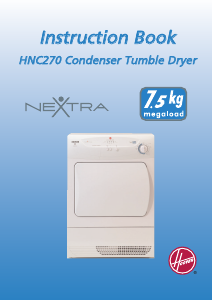 Bruksanvisning Hoover HNC 270-80 Torktumlare