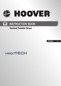 Manual Hoover VTV 581NC-80 Dryer
