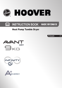 Mode d’emploi Hoover HADC 9913NA1X-47 Sèche-linge