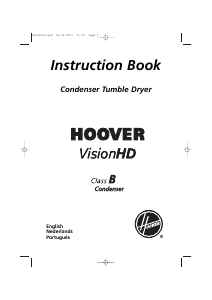 Handleiding Hoover VHC 781XT-14S Wasdroger
