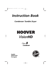 Bruksanvisning Hoover VHC 781XT-14S Torktumlare
