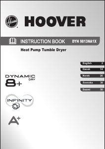 Handleiding Hoover DYH 9813NA1X-S Wasdroger
