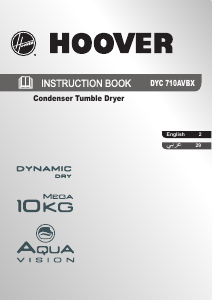 Handleiding Hoover DYC 710AVBX-80N Wasdroger