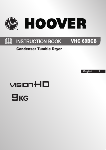 Bruksanvisning Hoover VHC 69BCB-80N Torktumlare