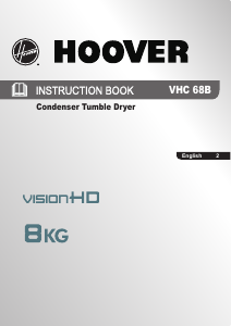 Bruksanvisning Hoover VHC 68B-80 Torktumlare