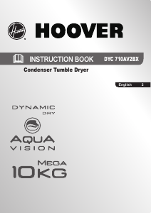 Bruksanvisning Hoover DYC 710AV2BX-80N Torktumlare