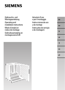 Manual de uso Siemens LI28030 Campana extractora