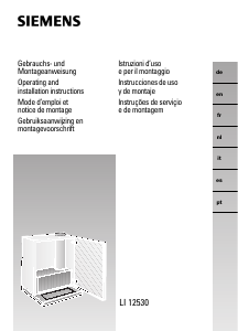 Handleiding Siemens LI12530EU Afzuigkap