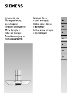 Bedienungsanleitung Siemens LC654GA20 Dunstabzugshaube