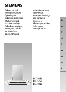 Handleiding Siemens LC75652 Afzuigkap