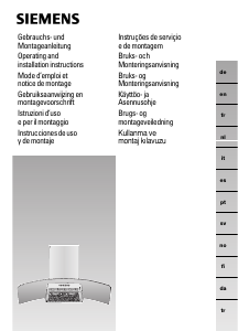 Handleiding Siemens LC955HA60 Afzuigkap