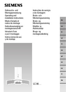 Handleiding Siemens LC86972 Afzuigkap