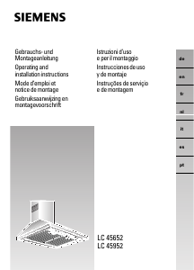 Handleiding Siemens LC45652EU Afzuigkap