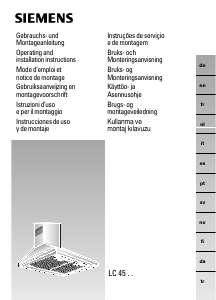 Handleiding Siemens LC45920 Afzuigkap