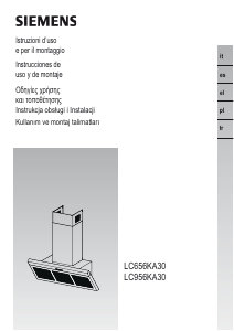 Kullanım kılavuzu Siemens LC656KA30 Davlumbaz