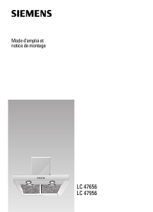 Mode d’emploi Siemens LC47956 Hotte aspirante