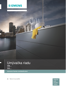 Návod Siemens SN66T050EU Umývačka riadu