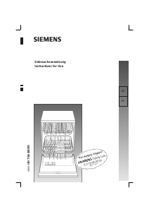 Handleiding Siemens SE70A591 Vaatwasser