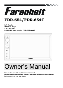 Handleiding Farenheit FDR-654 Autoradio