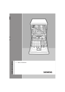 Mode d’emploi Siemens SN25E800EU Lave-vaisselle