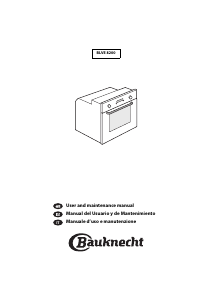 Bruksanvisning Bauknecht BLVE 8200/PT Ugn
