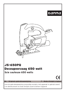 Mode d’emploi Gamma JS-650PQ Scie sauteuse
