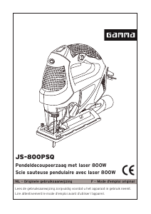 Mode d’emploi Gamma JS-800PSQ Scie sauteuse