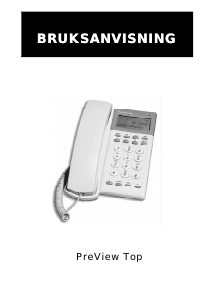 Bruksanvisning PreView Top Telefon