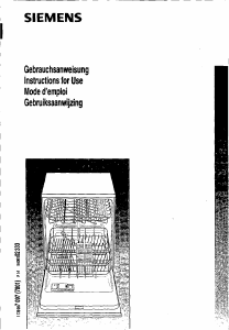 Handleiding Siemens SE54230 Vaatwasser