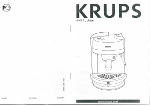 Mode d’emploi Krups F921 Machine à expresso