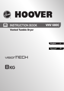 Bruksanvisning Hoover VHV 680C-OS Torktumlare